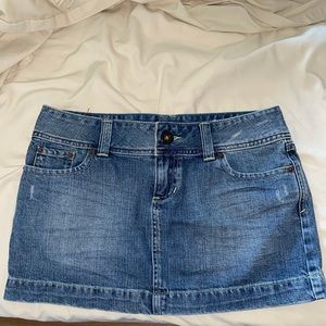 y2k Guess mini jean skirt